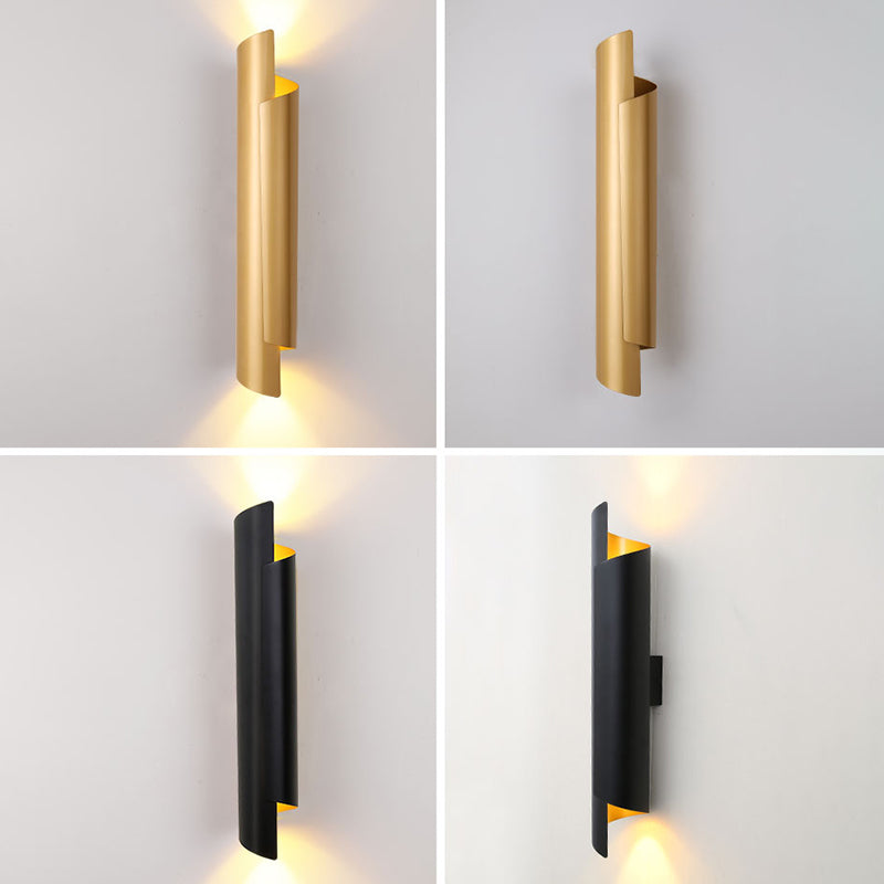 Gewikkelde muurverlichting armatuur eigentijdse stijl metalen wand gemonteerd verlichtingsarmatuur