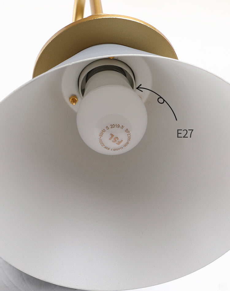 Accesorio de iluminación de pared cónica de estilo nordic