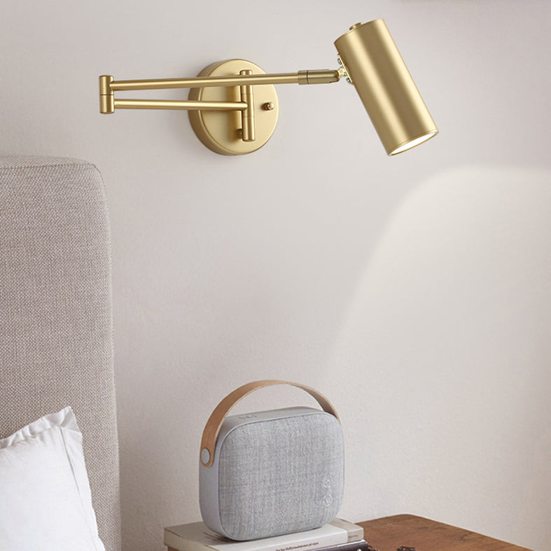 Lámpara de matriz de brazo ajustable lámpara de metal de estilo moderno lámpara montada en la pared