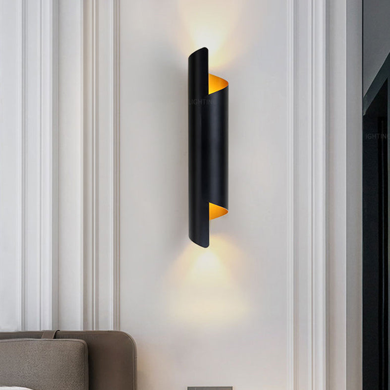 Gewikkelde muurverlichting armatuur eigentijdse stijl metalen wand gemonteerd verlichtingsarmatuur