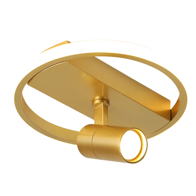 Nieuwe moderne LED flush plafond lampen Aluminium Flush Mount lamp met 1 Spotlight