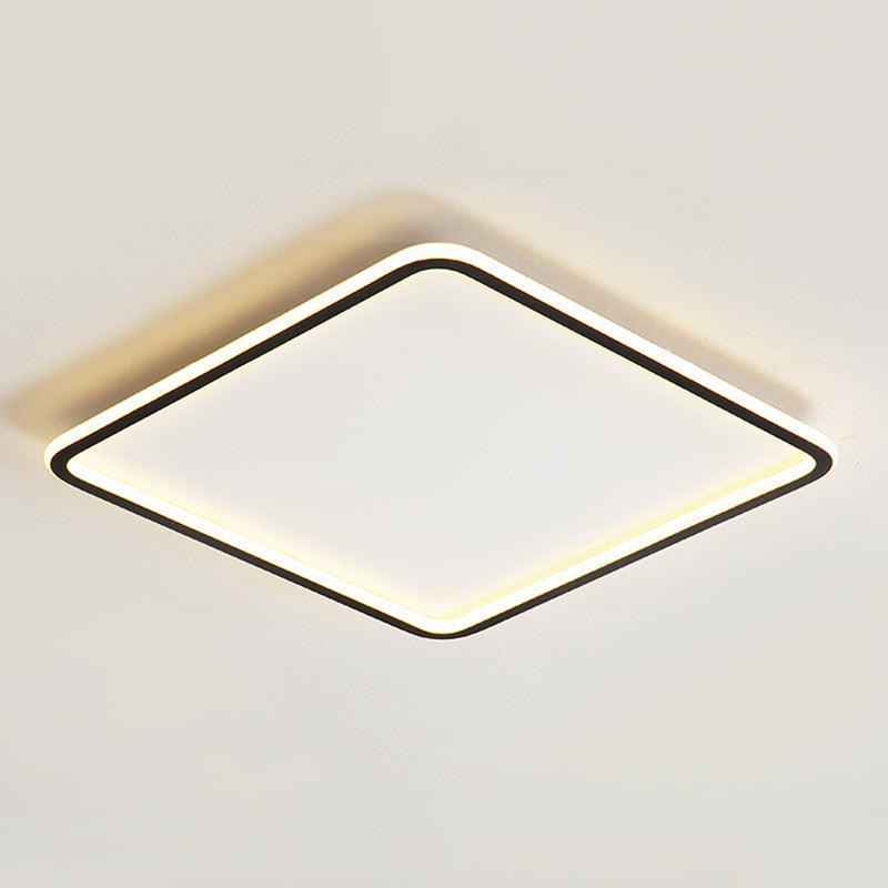 LED moderne Flush Mount Ceiling Fixture Ringed Light Room Hall Foyer Light Indoor Shop Lighting