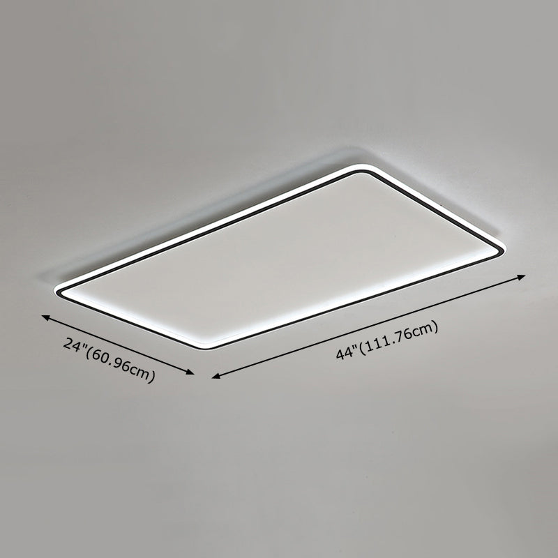 Modern LED Flush Mount Ceiling Fixture Ringed Light Room Hall Foyer Light Indoor Shop Lighting