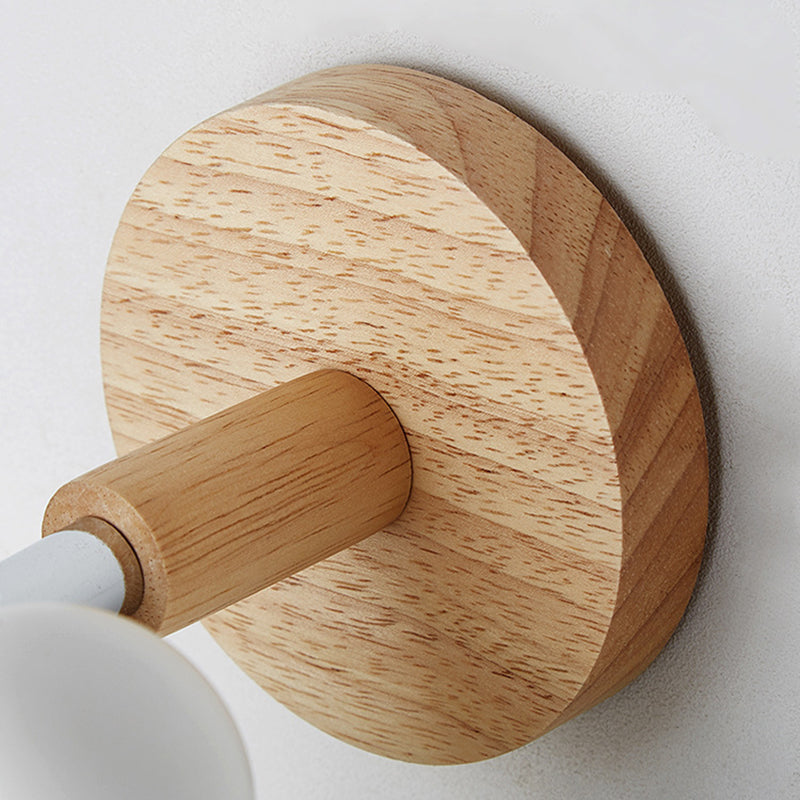 Luz de la plataforma de dormitorio Luz de montaje de pared de estilo nórdico con sombra de metal cónico