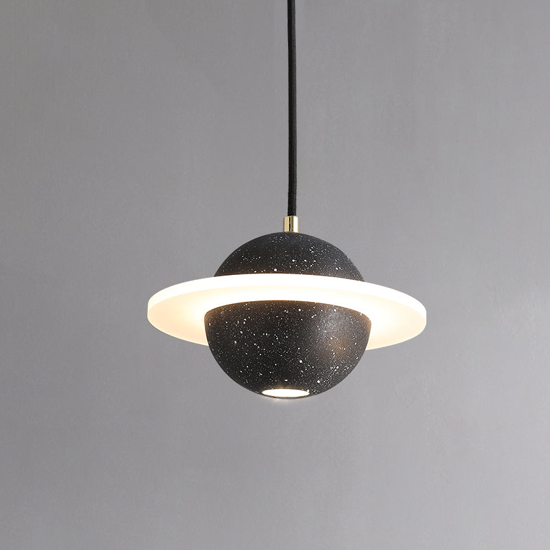 Global Stone Suspension Pendant Light Noordse stijl LED Pendant Light Kit voor slaapkamer