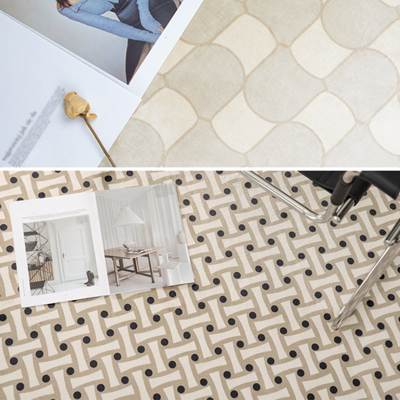 Meerkleurig casual binnentapijt, polyester splitsend printtapijt, antislip binnentapijt voor woondecoratie
