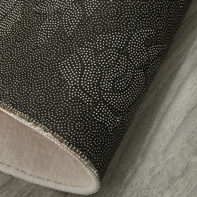 Solid Color Home Decoration Carpet Simplicity Checkered Area Rug Polyester with Non-Slip Backing Rug