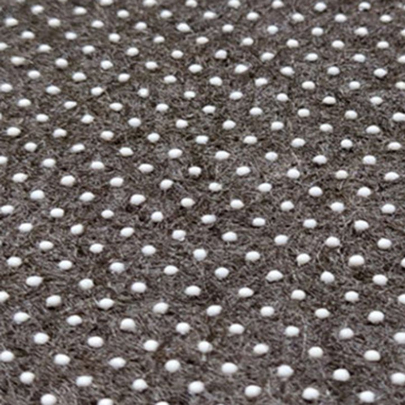 Round Black Tone Luxe Area Rug Polyester Symmetrical Rug Non-Slip Backing Indoor Rug for Living Room