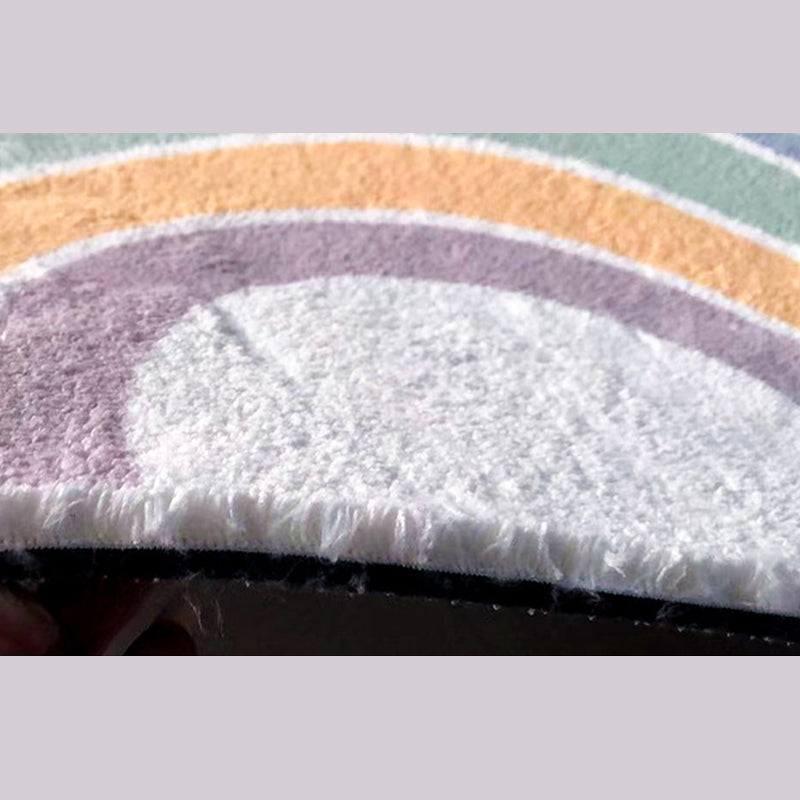 Morandi Colour Artistic Rug Simplicity Polyester-Teppichfreundlicher, waschbarer Teppich für die Inneneinrichtung