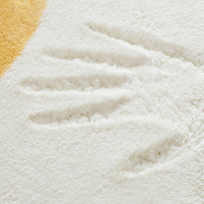 Tapis de motif en bois moderne de couleur unie simple du tapis de motif en vile