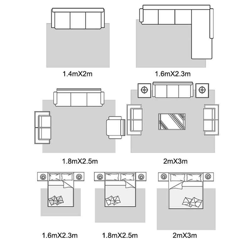 Tapis de motif en bois moderne de couleur unie simple du tapis de motif en vile