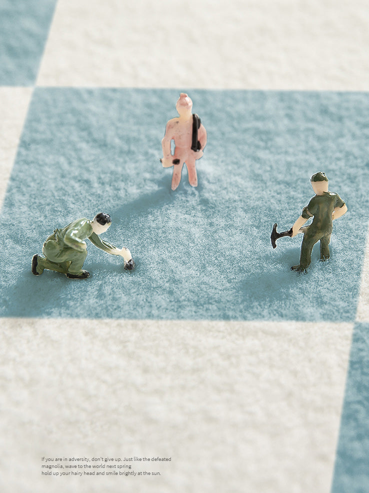 White Tone Simplicity Area Rug Polyester Buffalo Check Rug Non-Slip Backing Indoor Rug for Bedroom