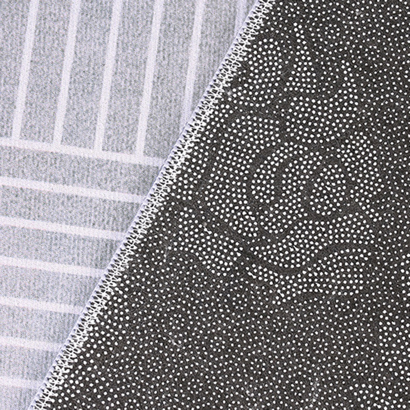 Multicolor Gingham Print Rug Polyester Carpet Trendy Anti-Slip Backing Indoor Rug for Living Room