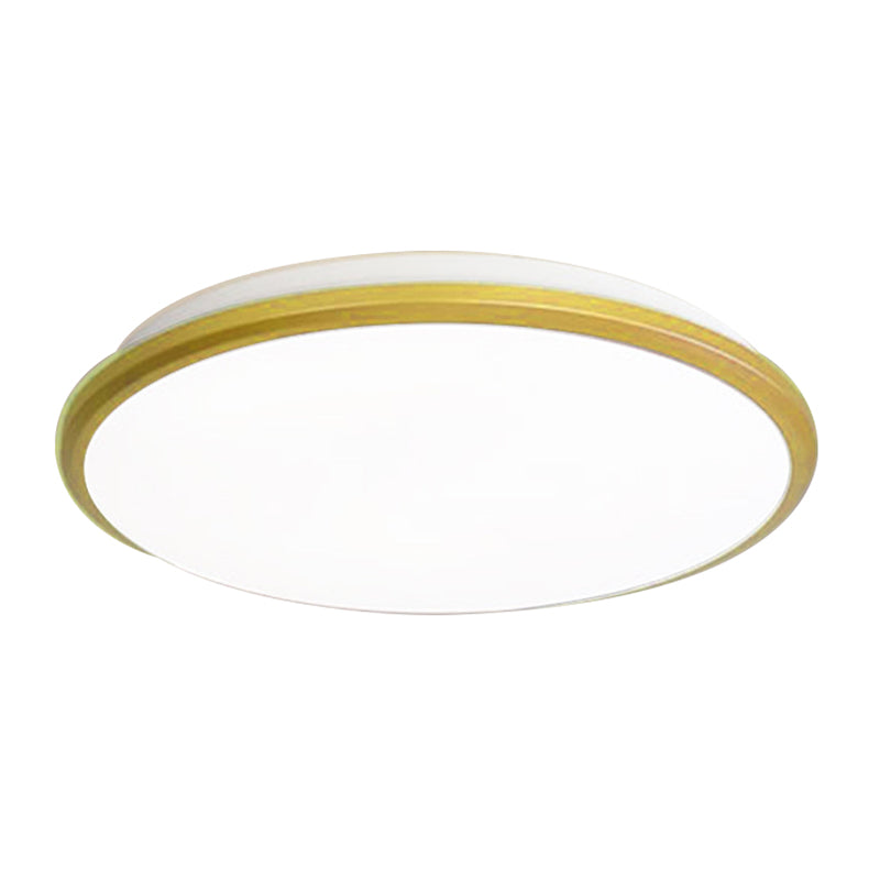 Simplicité Round Flush Mount Lamp for Living Room Modern Style LED Ceiling Light