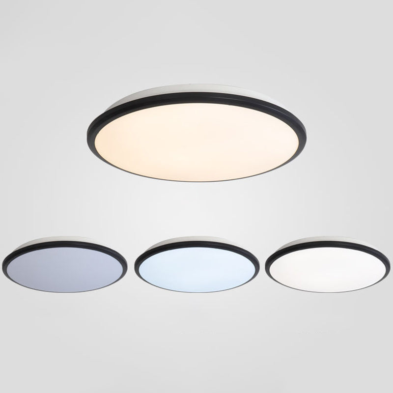 Simplicité Round Flush Mount Lamp for Living Room Modern Style LED Ceiling Light