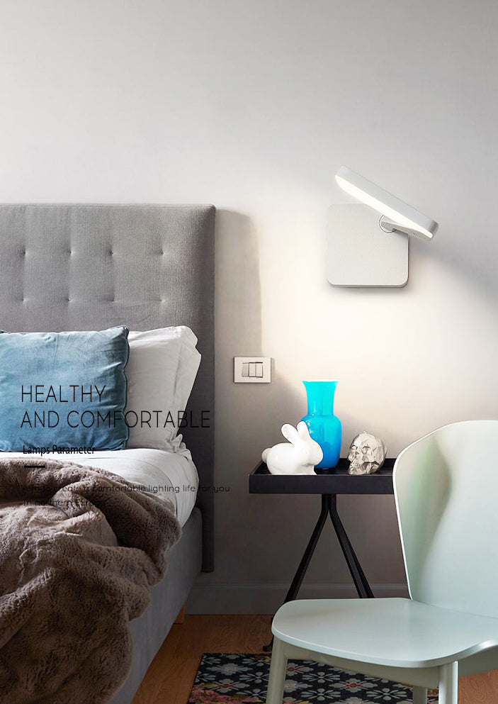 Luz de estudio de dormitorio de interior de pared de pared de pared moderna