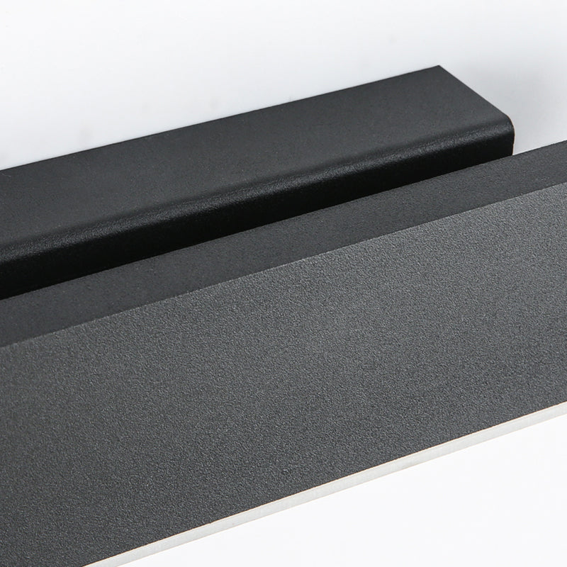 Luz de pared rotatable de hierro forjado de pared LED rectangular moderno moderno con sombra acrílica