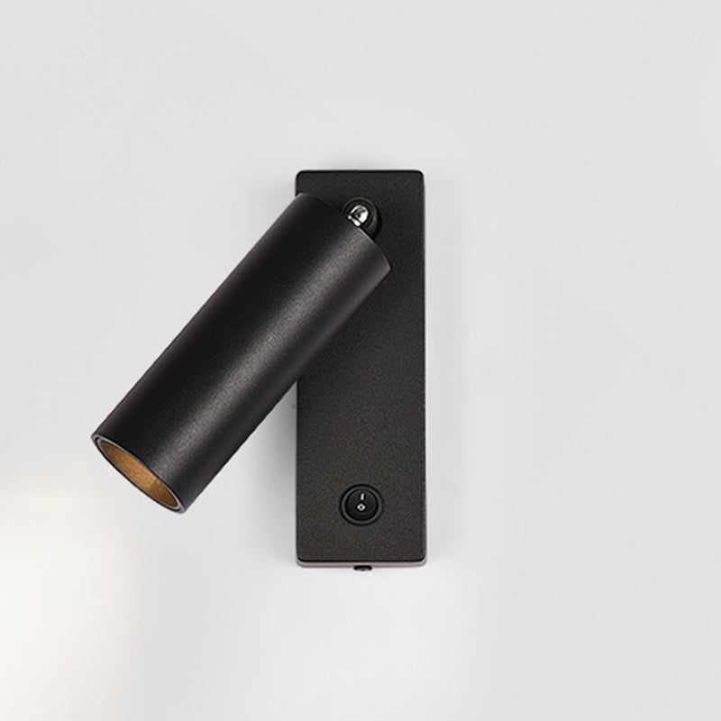 Modern Minimalist LED Reading Wall Sconce Aluminium Rectangular Wall Lamp with Acrylic Shade