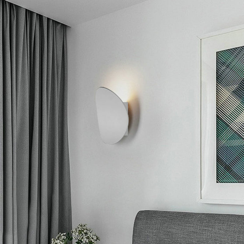 Illuminazione a parete ombreggiata per illuminazione da parete in metallo in metallo a led in metallo per camera da letto