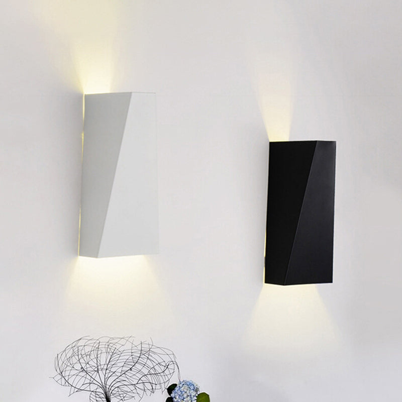 Geometrische Metallwandleuchten Moderne LED -Wandmontageleuchte mit LED -Wand