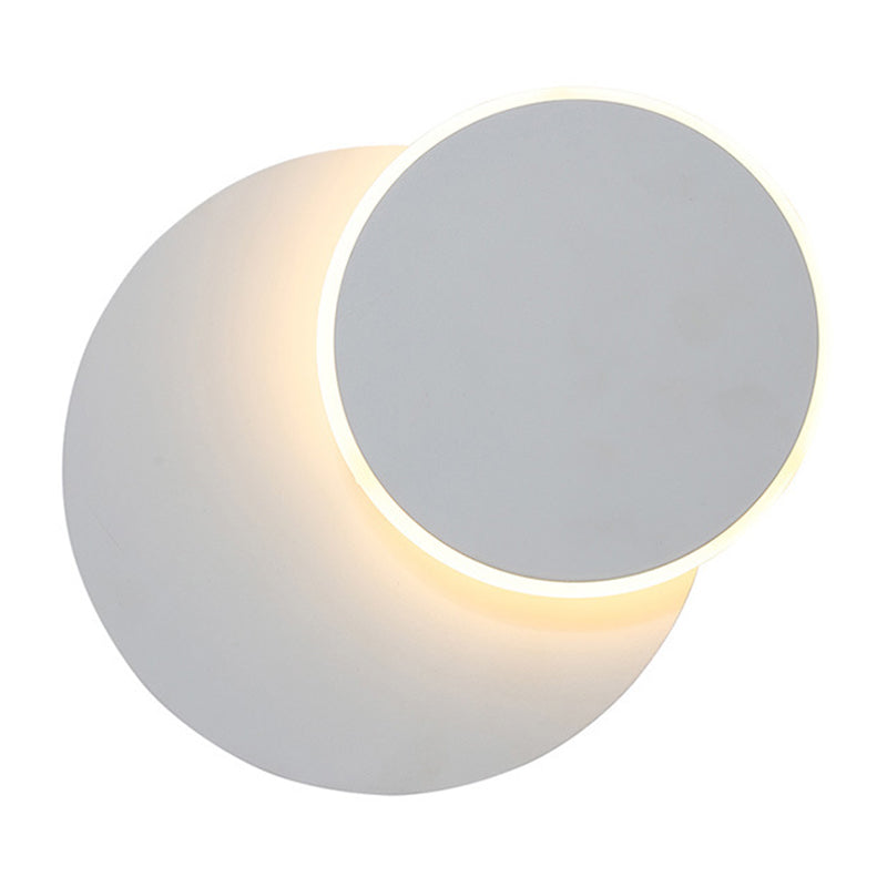 Cercle Mur Light Sconce Style minimaliste LED acrylique mural luminaire