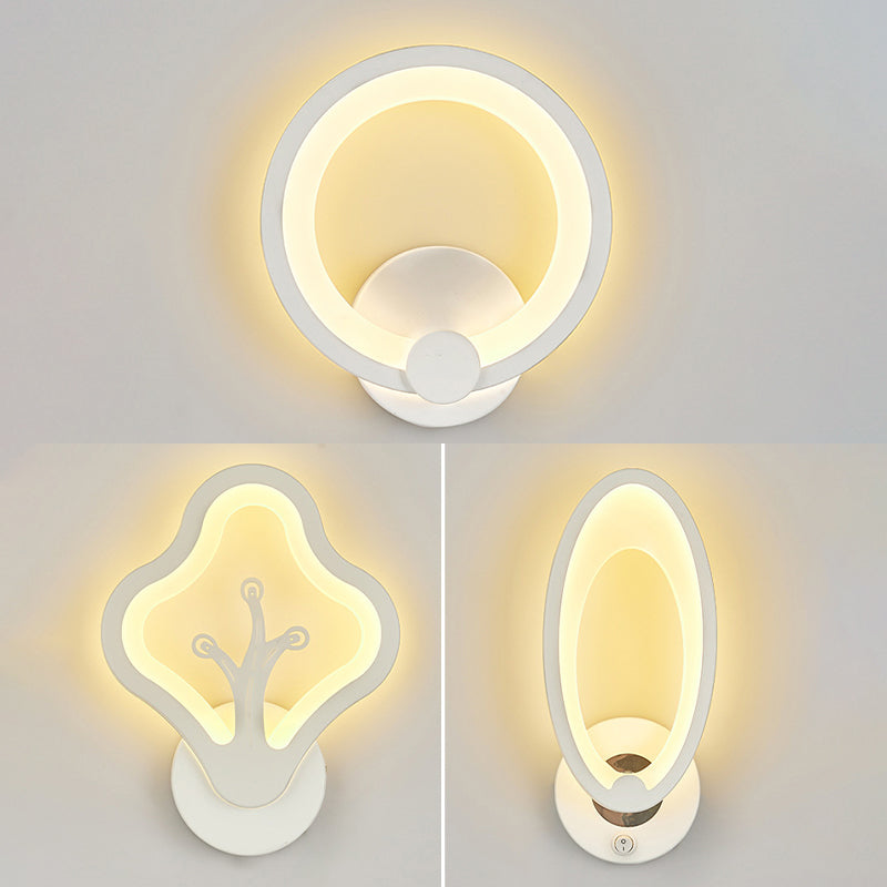 Accesorio de iluminación de pared sombreada acrílica LED MALAR MALAR MALA MINIMALIST