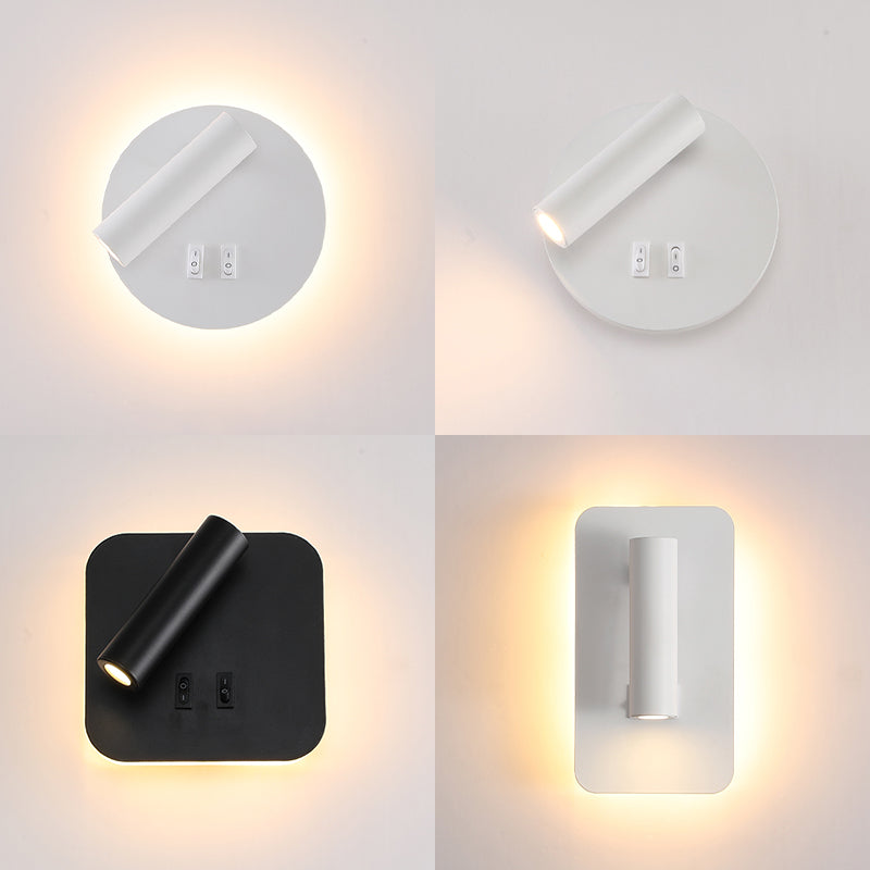 LED moderna luz de pared de la pared Luz de luz simple al lado de la luz de la sala de estudio de la luz Light