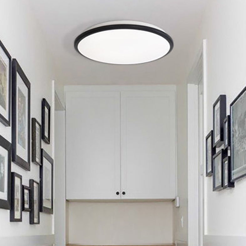 Simplicité Round Flush Mount Lamp for Living Room Modern Style LED Ceiling Light