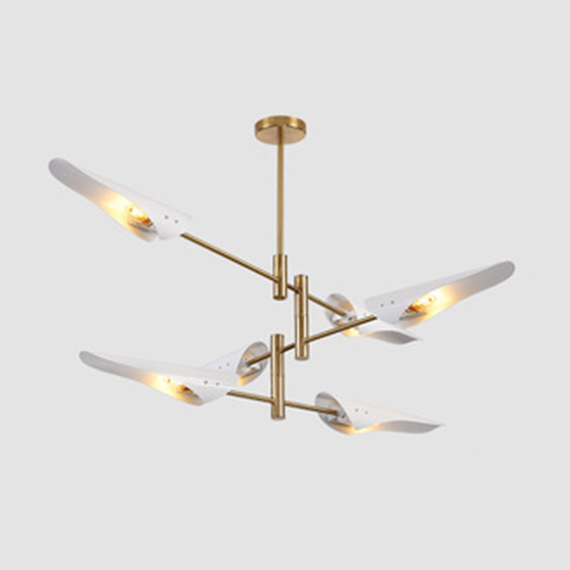 Metal de black metal moderno accesorios de iluminación de sputnik luces colgantes para sala de estar