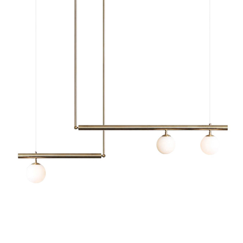 Molecule Dinning Room Island Light Fixture Glass Nordic Style Island Pendant Light in White