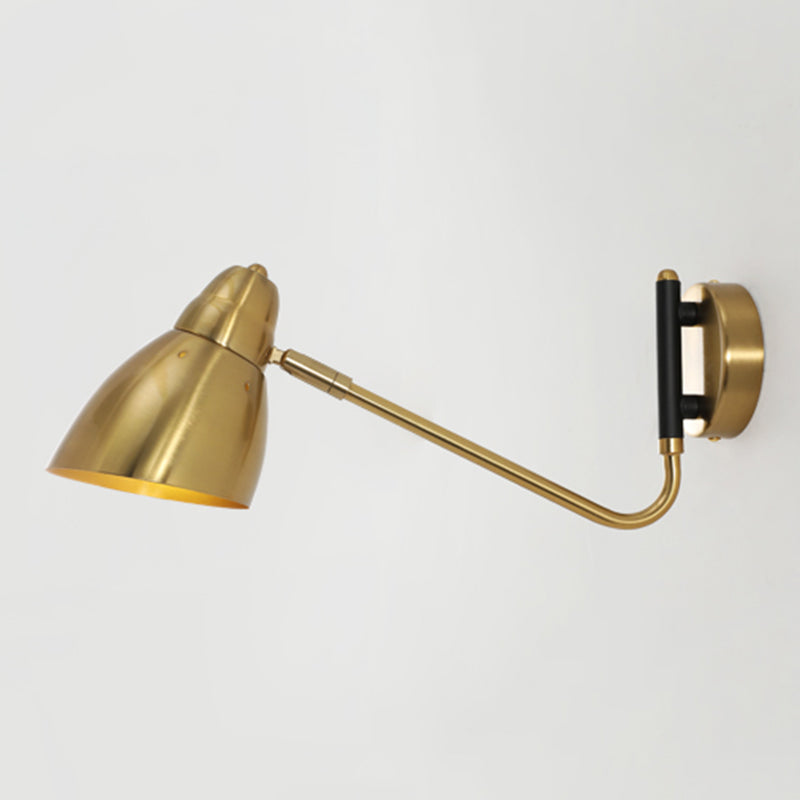 Metal Cone Wall Lighting Fixture Contemporary Style Wall Mount Light Fixture for Bedroom