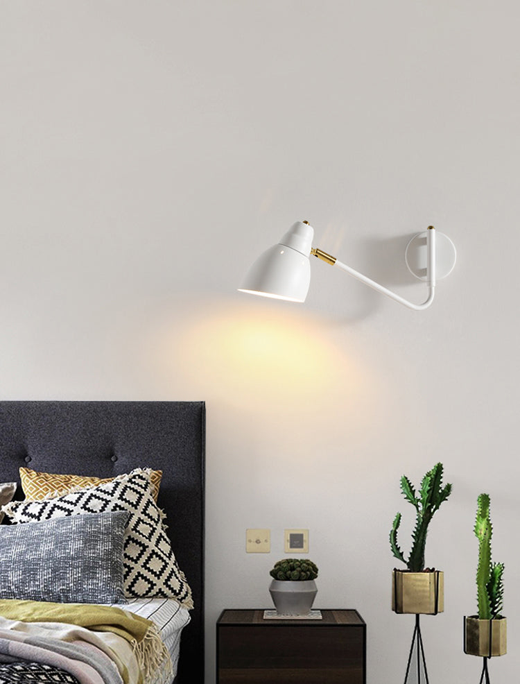 Metal Cone Wall Lighting Fixture Contemporary Style Wall Mount Light Fixture for Bedroom