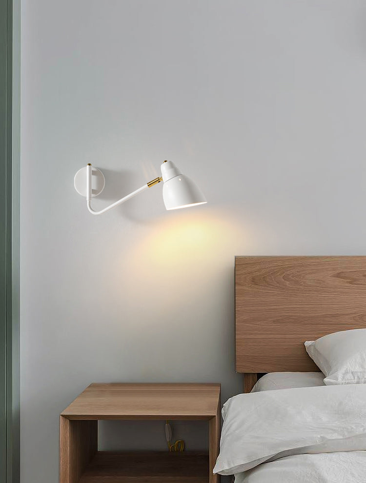 Metal Cone Wall Lighting Fixture Contemporary Style Wall Mount Light Fixture for Bedroom