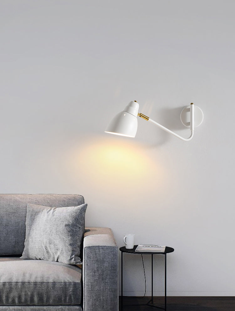 Metal Cone Wall Lighting Fixture Contemporary Style Wall Mount Light Fixture for Bedroom