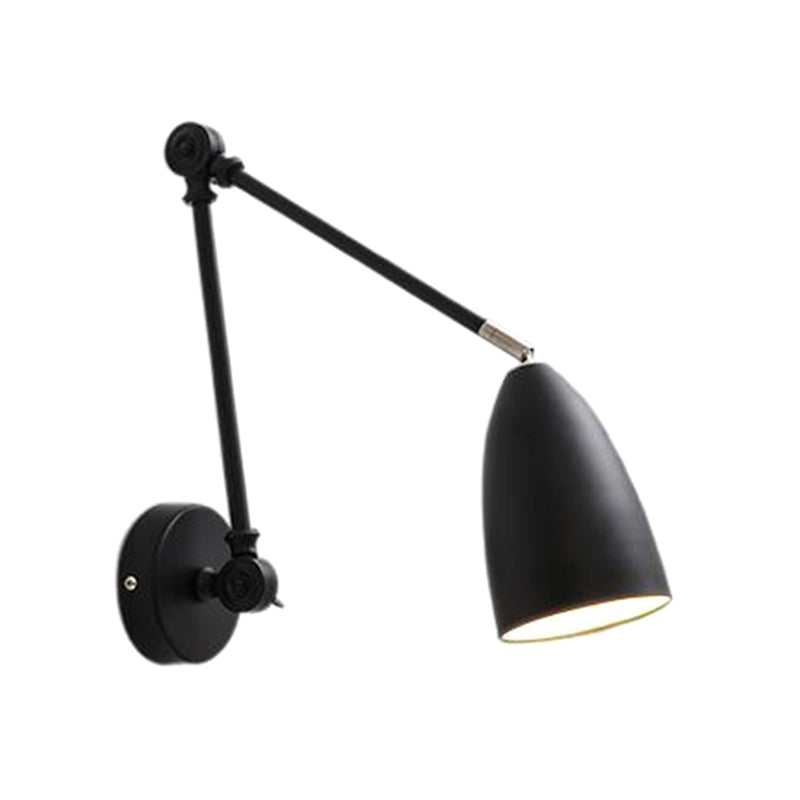 Contemporary Style Conical Wall Mounted Light Metal Bedroom Wall Mounted Lighting