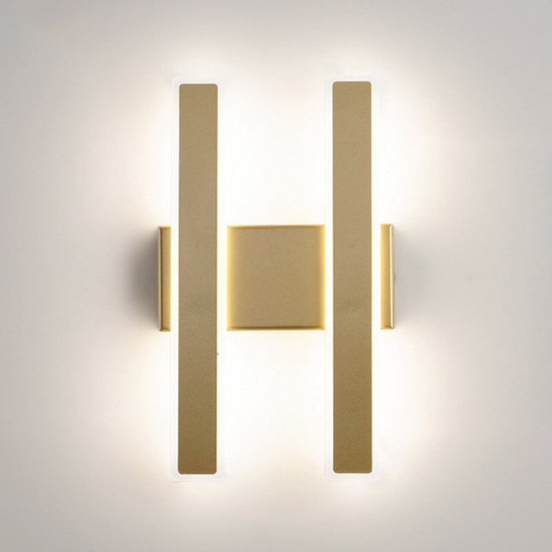 Woonkamer LED SCONCE LIMMUTE NOORDISCHE MURSE SCONCE LICTE MET METALTANGE TADHEER