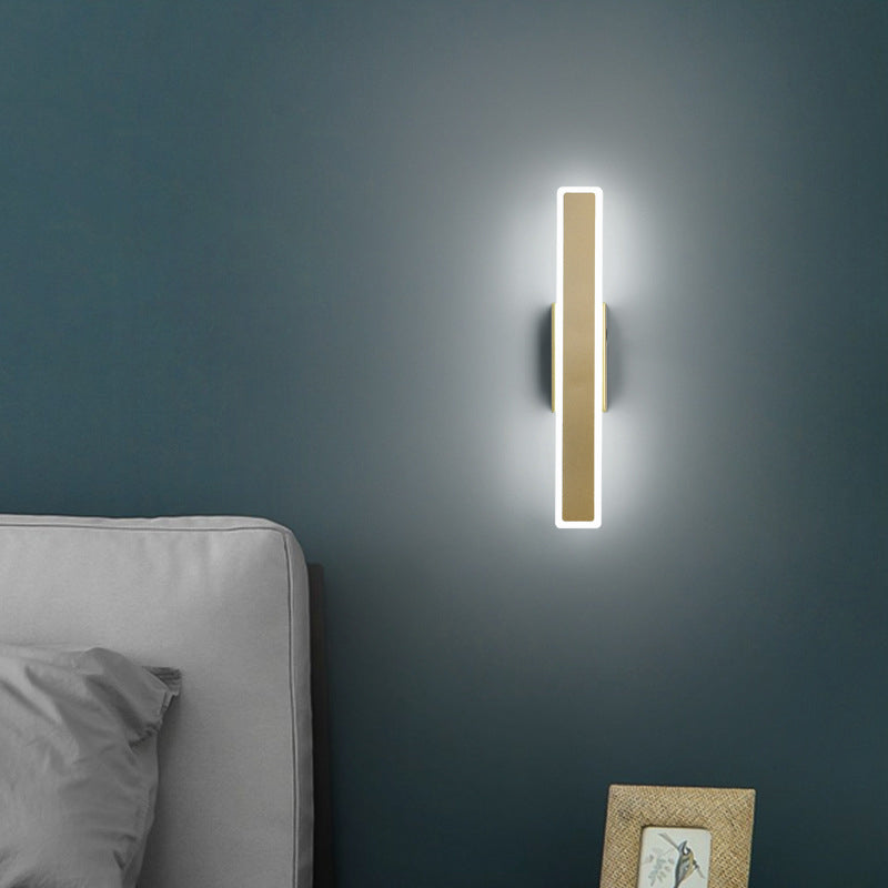 Woonkamer LED SCONCE LIMMUTE NOORDISCHE MURSE SCONCE LICTE MET METALTANGE TADHEER