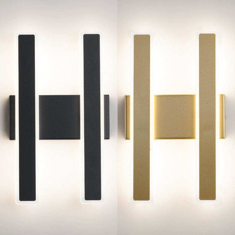 Woonkamer LED SCONCE LIMMUTE NOORDISCHE MURSE SCONCE LICTE MET METALTANGE TADHEER