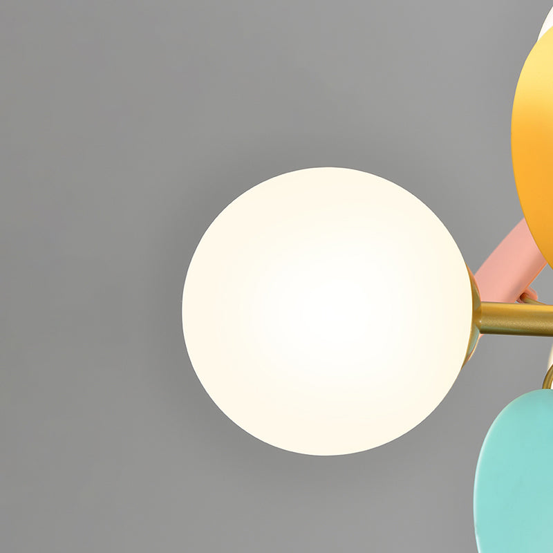 Bubbly Island Chandelier Light Minimalist Glass Island Light para dormitorio