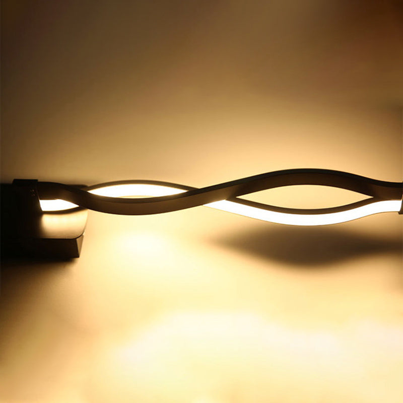 Modern Simplicity LED Linear Wall Sconce Aluminium Wall Lamp with Acrylic Shade