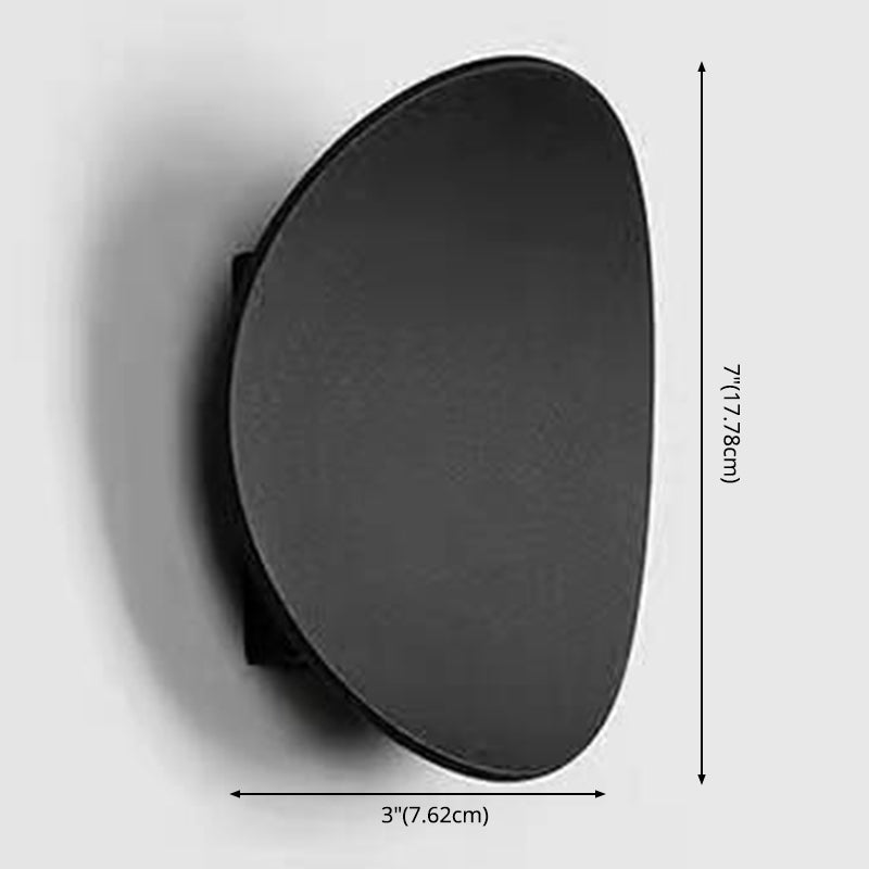 Lámpara de pared circular de hierro de pared de pared LED de pared LED para espacios interiores