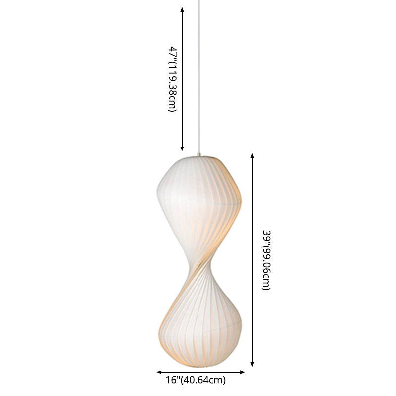 Nordische moderne Anhänger-Beleuchtungsrichtung 1 Lichtseide hängende Licht für Wohnzimmer