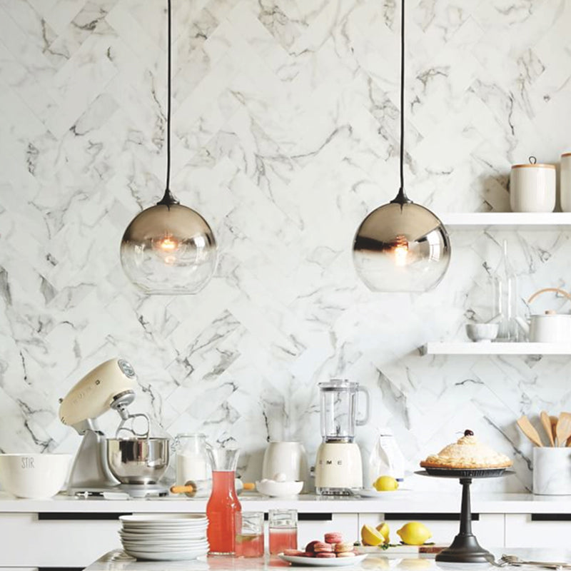 1-Licht-Glas-HABE-Beleuchtungsbehandlung Minimalismus Anhänger Lichtkit für Esszimmer