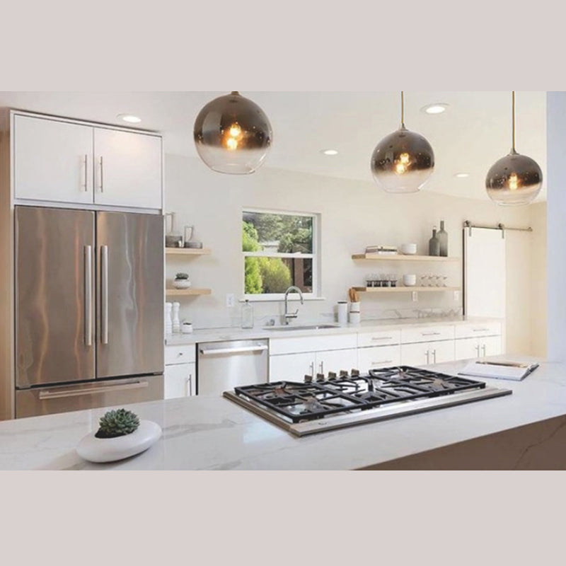 1-Licht-Glas-HABE-Beleuchtungsbehandlung Minimalismus Anhänger Lichtkit für Esszimmer