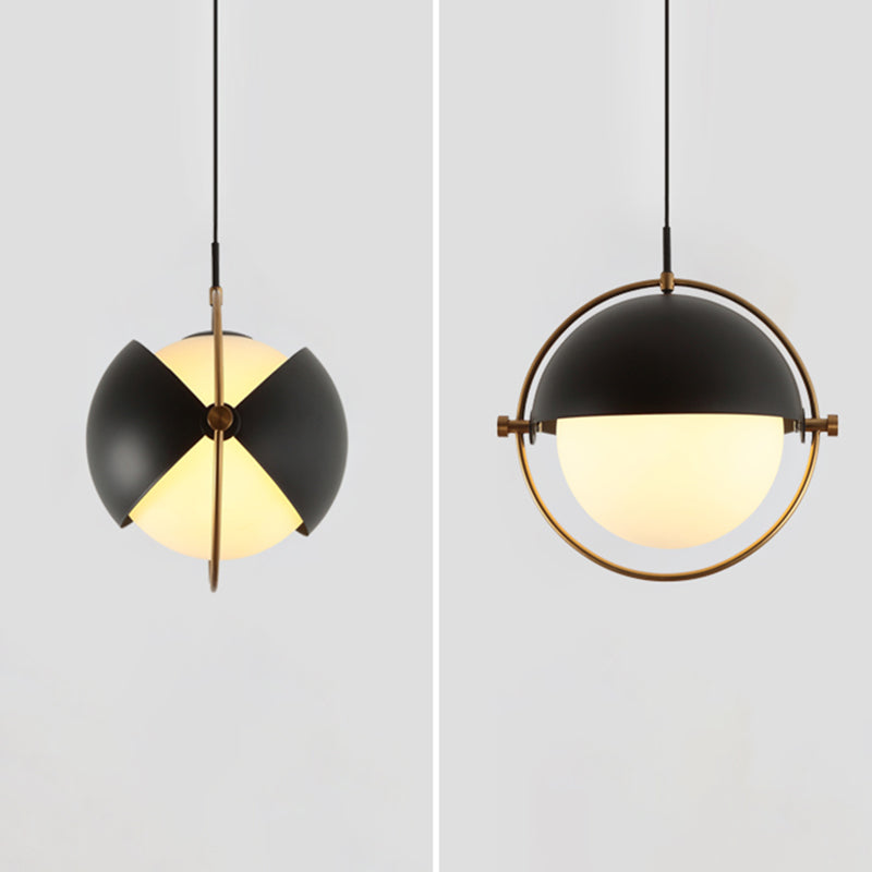 Iron Iron Contemporary sospeso a sospensione Light 1 ciondolo a 1 luce per sala da pranzo