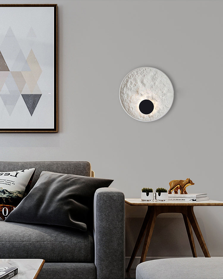 Lámpara de montaje de pared de resina de estilo moderno nórdico 1 LED DE ILUMINACIÓN DE ILUMPLACIÓN DE LA LED de 1 luces para sala de estar