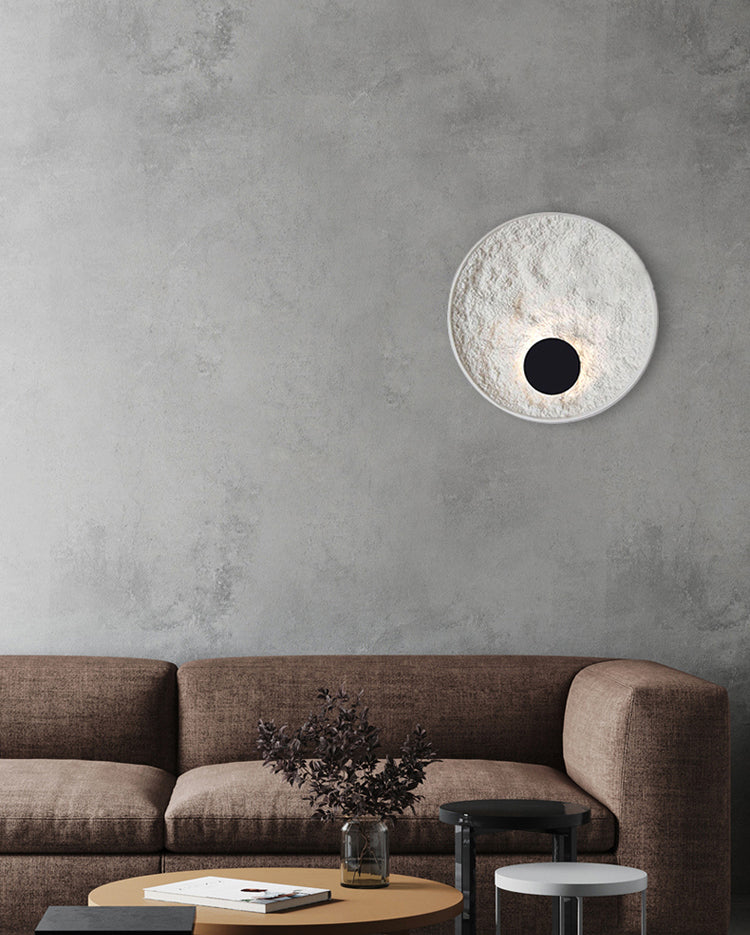 Lámpara de montaje de pared de resina de estilo moderno nórdico 1 LED DE ILUMINACIÓN DE ILUMPLACIÓN DE LA LED de 1 luces para sala de estar