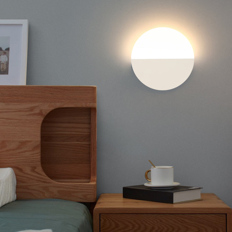 Modern Nordic LED Circle a parete Montata a parete Light Acrilic Wall Lamp per corridoio