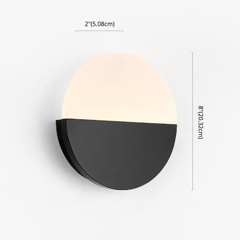 Modern Nordic LED Circle a parete Montata a parete Light Acrilic Wall Lamp per corridoio