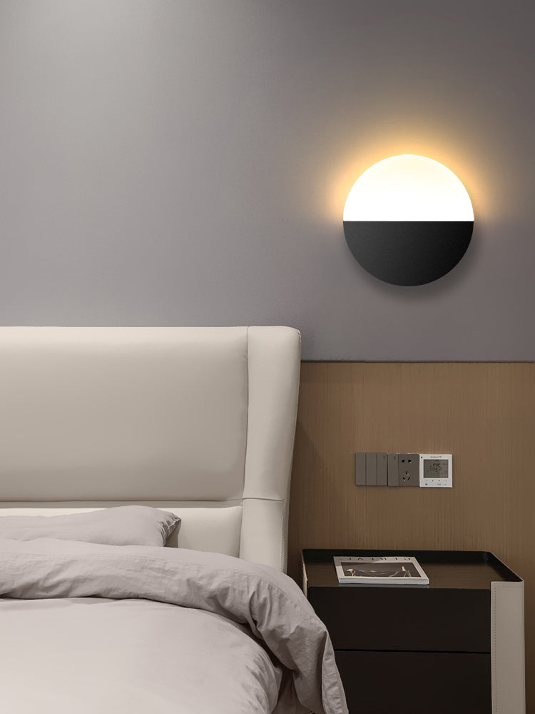 Modern Nordic LED Circle a parete Montata a parete Light Acrilic Wall Lamp per corridoio